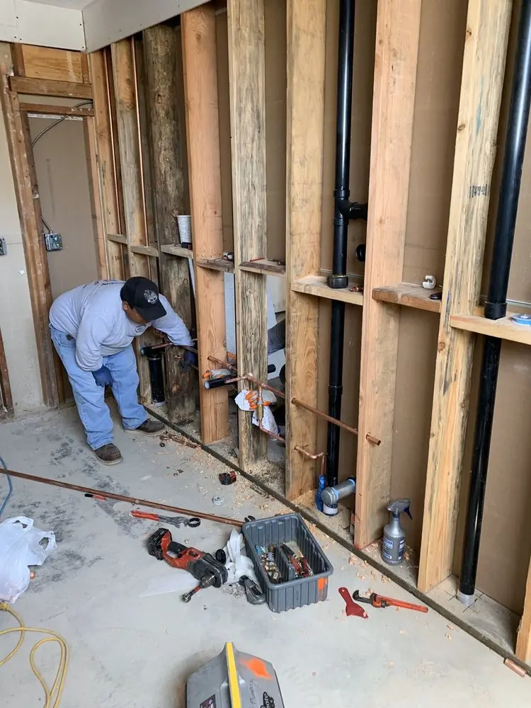 Commercial rough-in plumbing for Water Heater Replacement in Valentines Beach